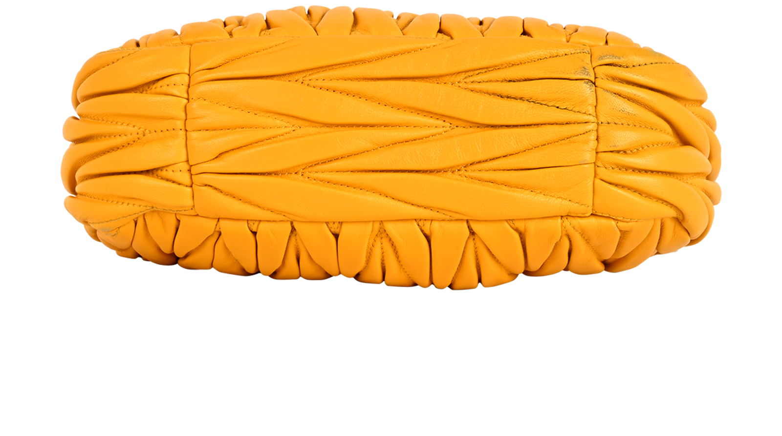 Small Wander Matelasse Hobo, &pound;950, Handbags, Yellow, Leather, Top view